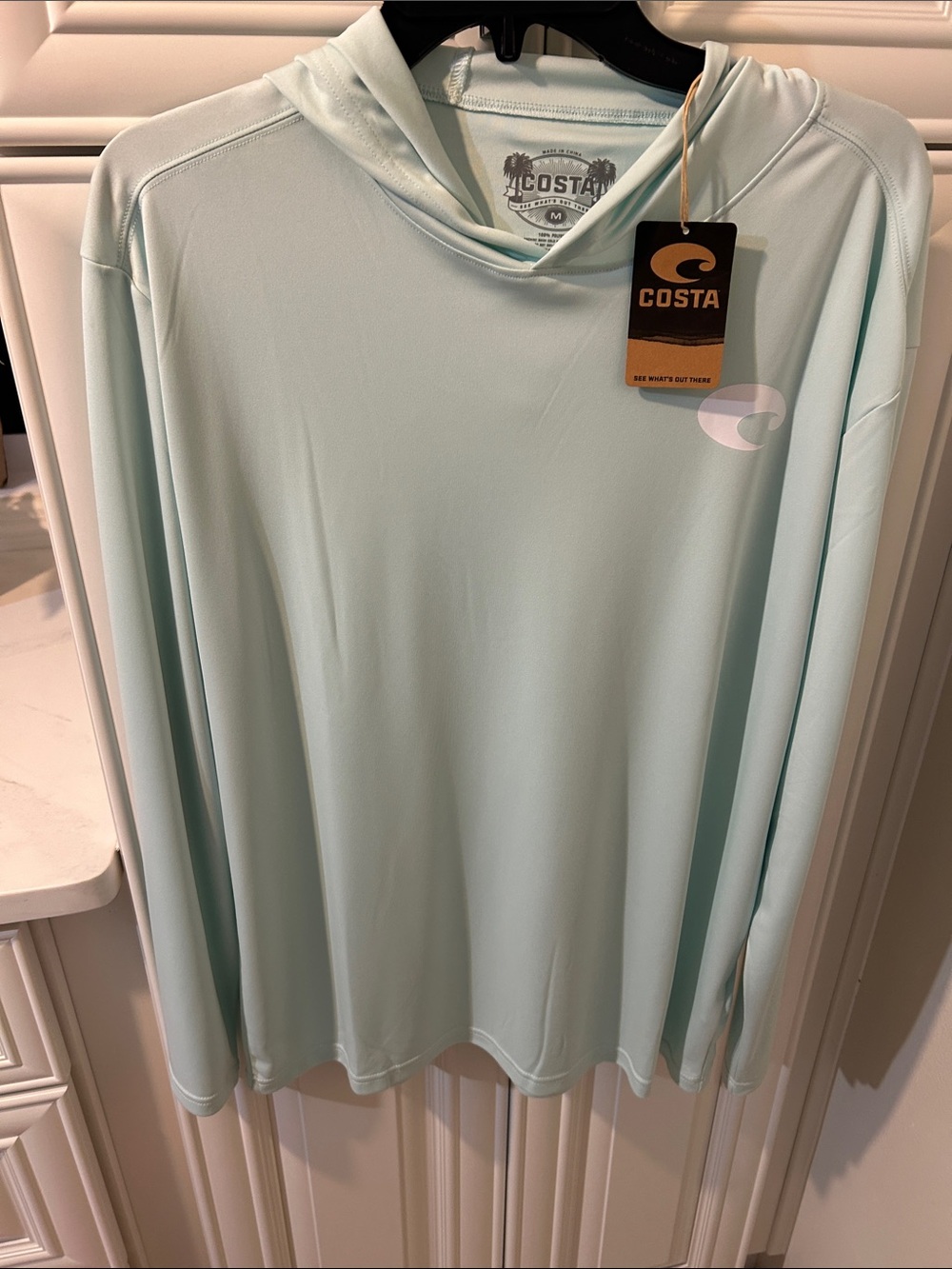 Costa men’s Mint Green Lightweight Hoodie